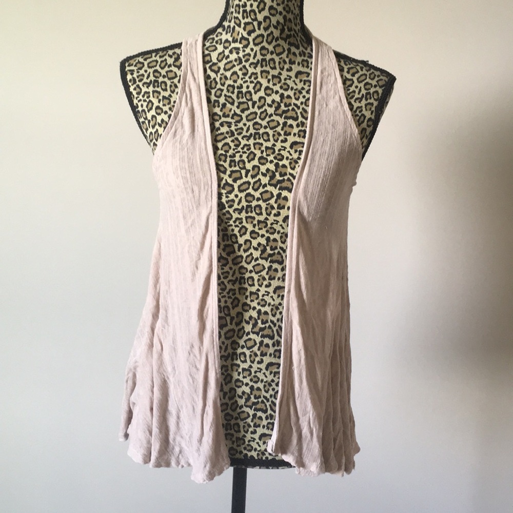 Tan tank vest